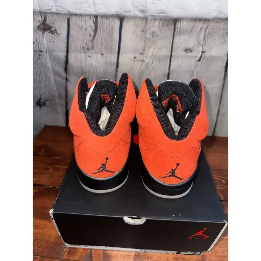 Air Jordan 5 Retro Martian Sunrise/Fire Red/ Muslin/Black Size W 9.5 / M 8 DD933